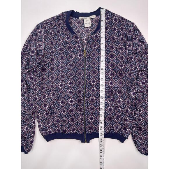 American Rag Geometric Print Zip-Up Jacket Women’s Size Small - Picture 9 of 9